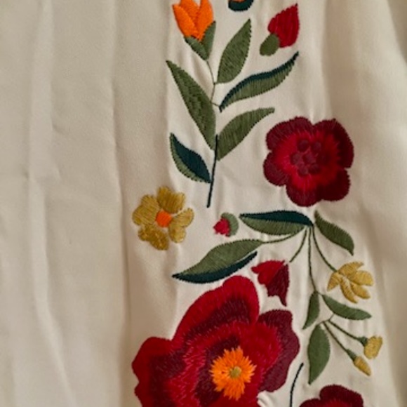 PROFOUND unisex floral embroidered shirt M - Picture 4 of 7